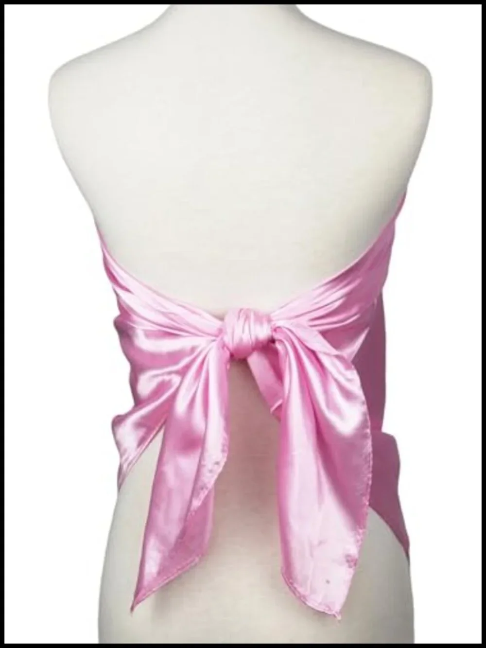 Satin Head Scarf 35x35 in Square Wrap for Women